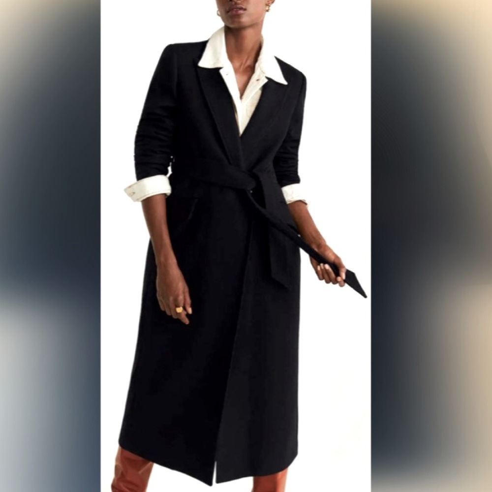 Mango Wool Trench Coat